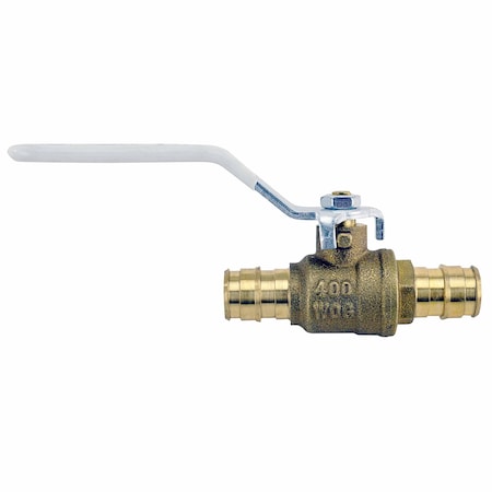 1/2 In. Brass PEX-A Expansion Barb Ball Valve